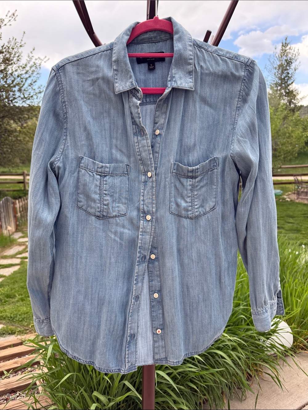 Banana Republic Light Blue Denim Shirt